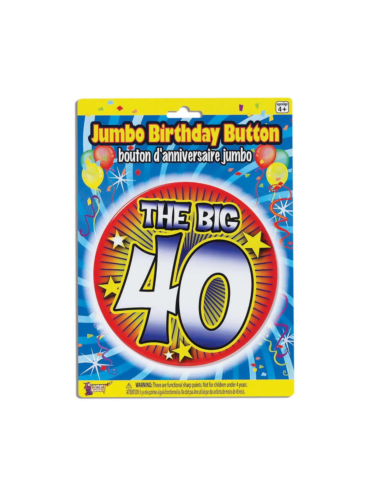 Kæmpebadge "The Big 40"