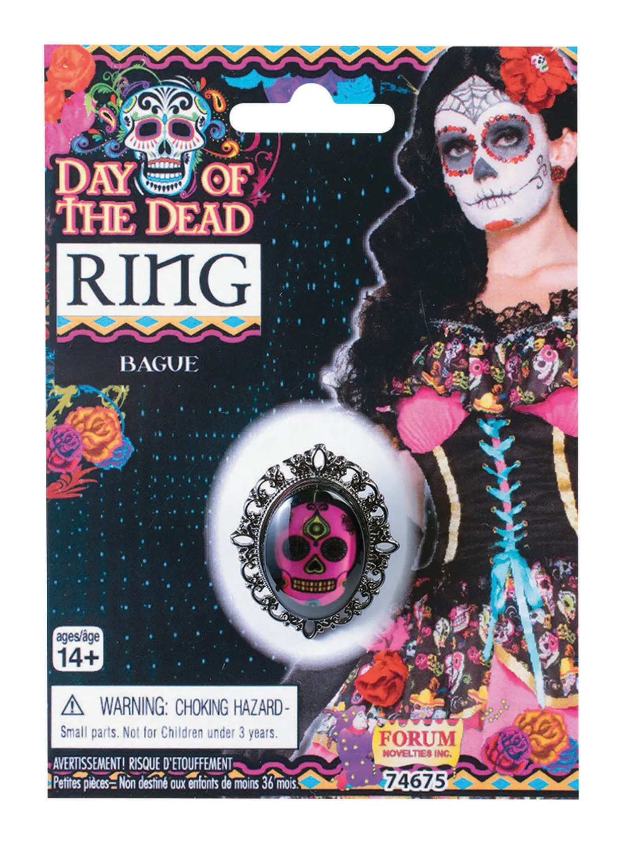 Day of the Dead-ring med kranie