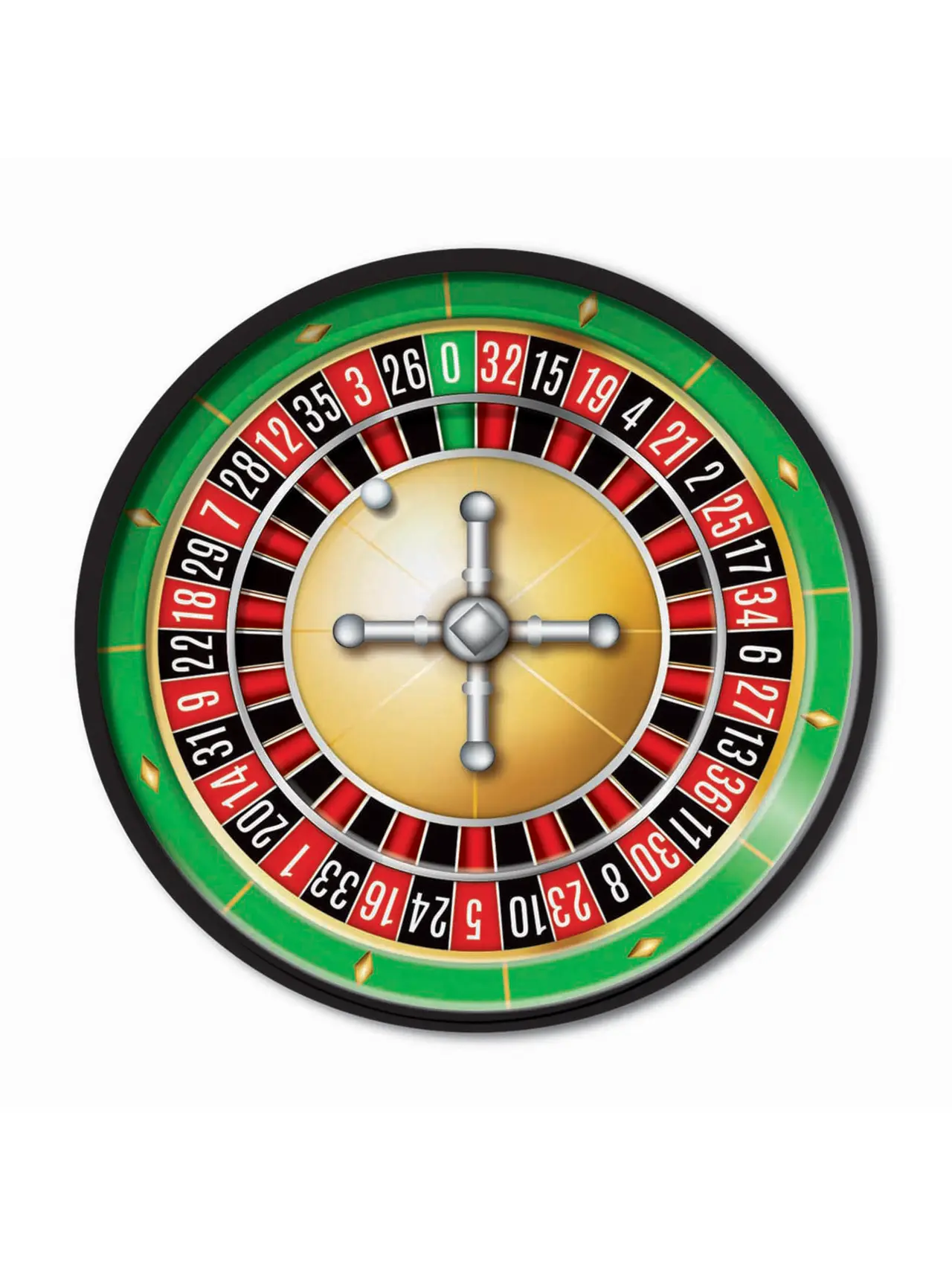 Casino-tallerkener – 8 stk.