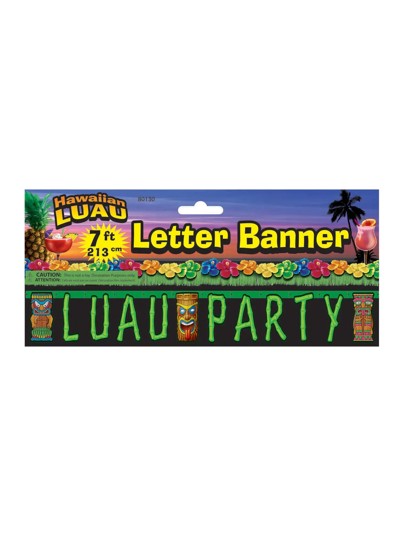 Hawaii-bogstavbanner – 213 cm