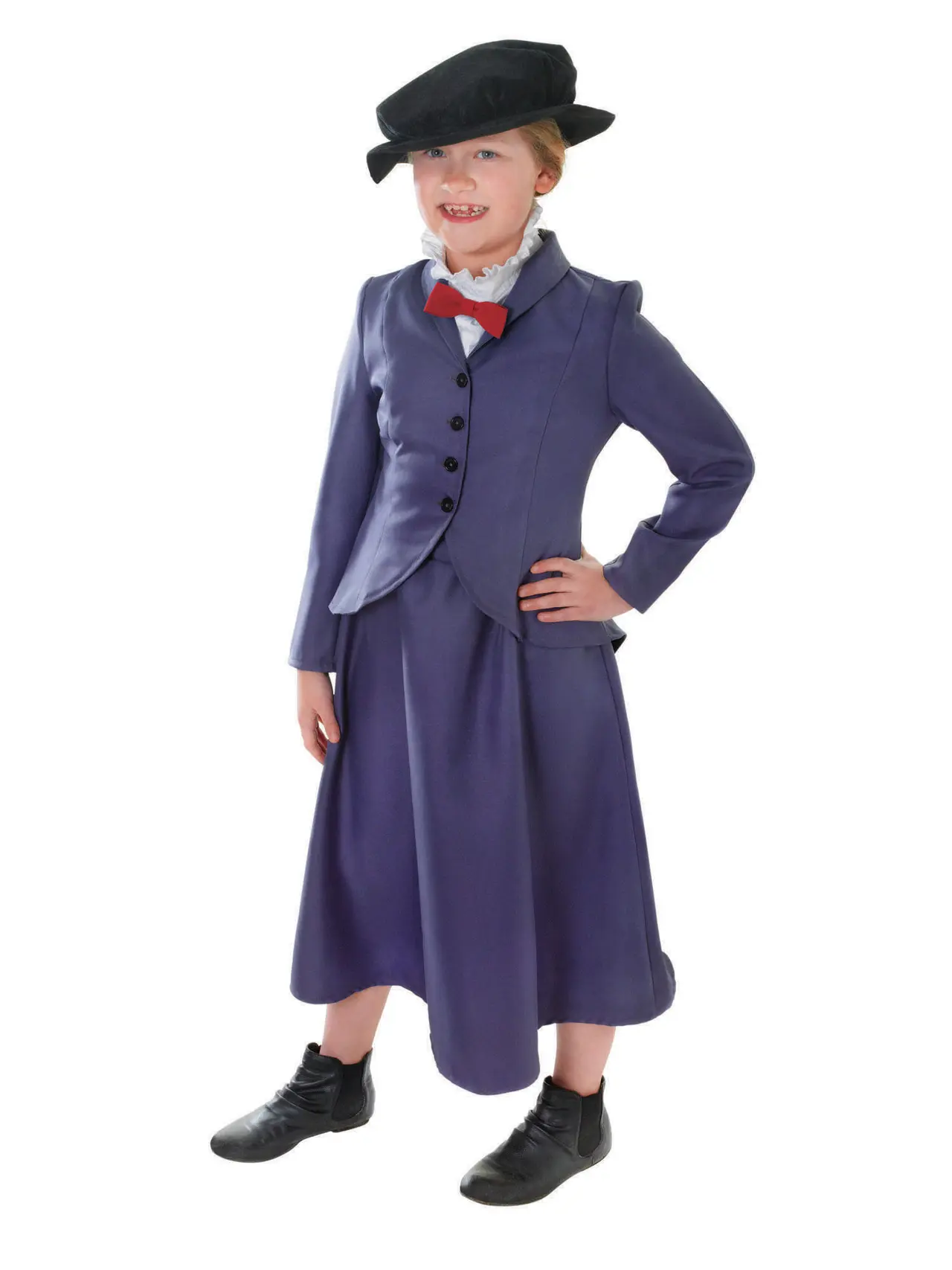 Victoriansk barnepige – kostume til piger, L