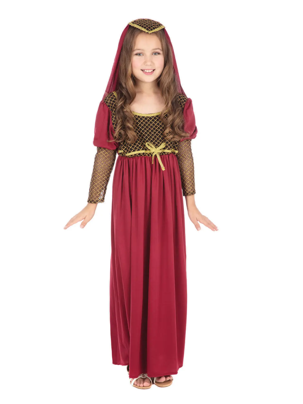 Julie i bordeaux – kostume til piger