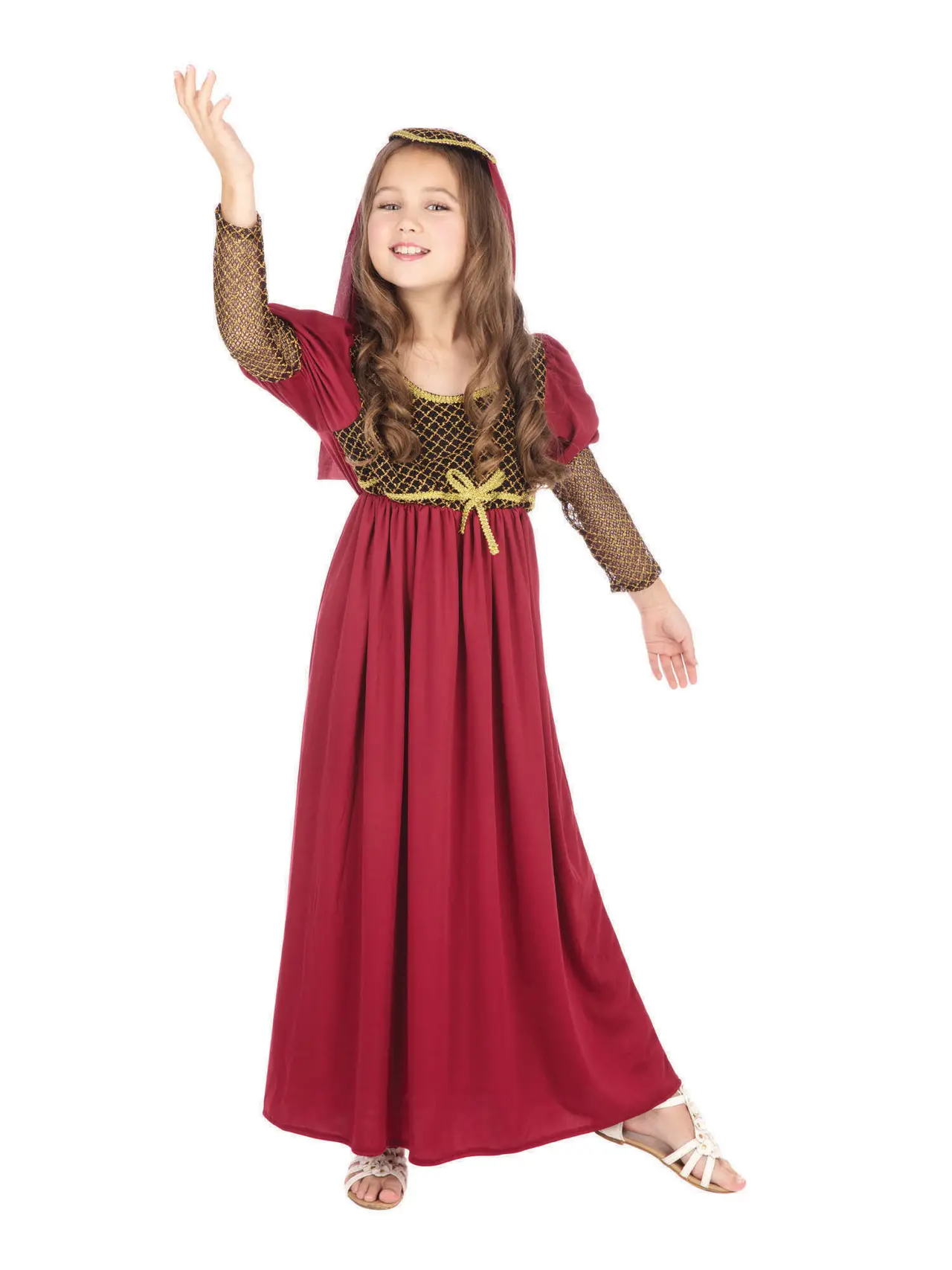 Julie i bordeaux – kostume til piger