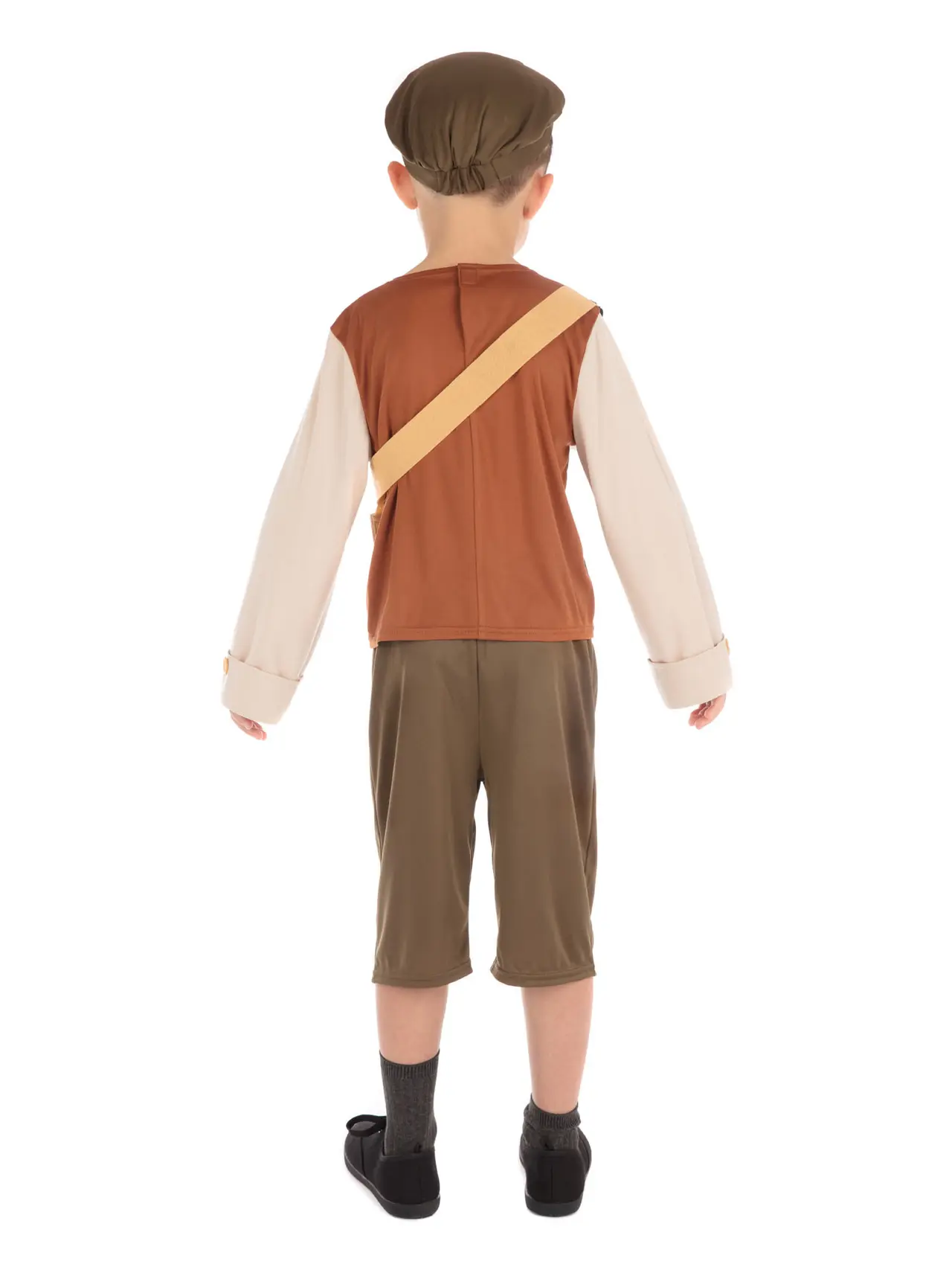 Evakueret skoledreng – kostume til drenge, 9-10 år