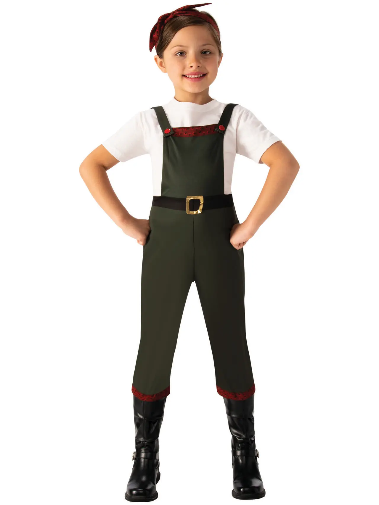Landpige fra 1940'erne – kostume til piger, XL