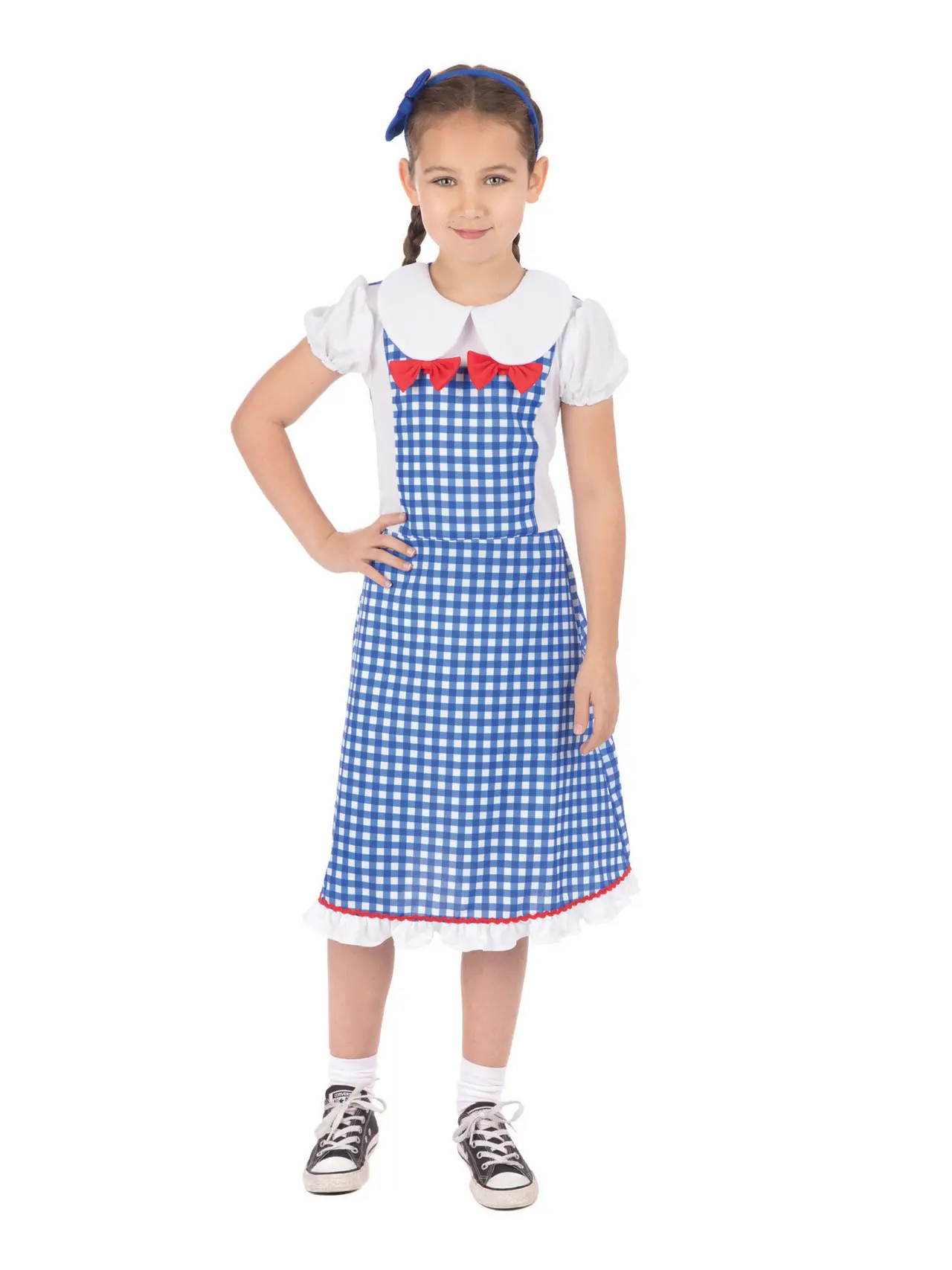 Kansas-pige – kostume til piger, XL
