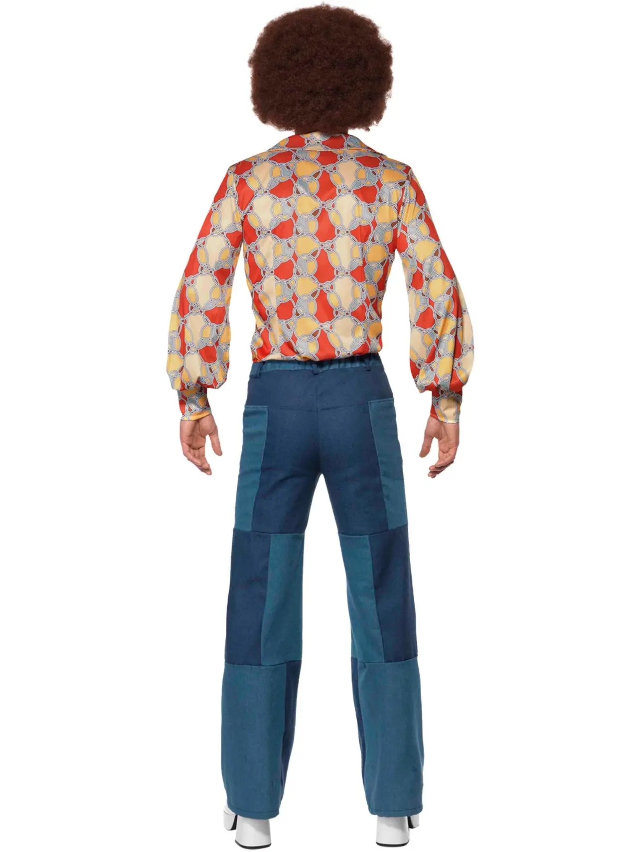 Blå 70'er-retro – kostume til herrer