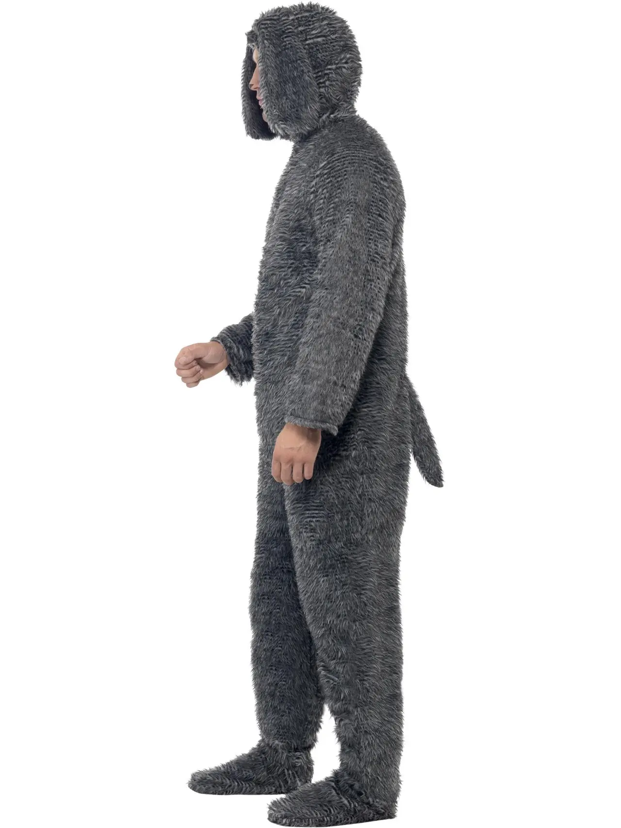 Grå bamsehund – kostume til herrer