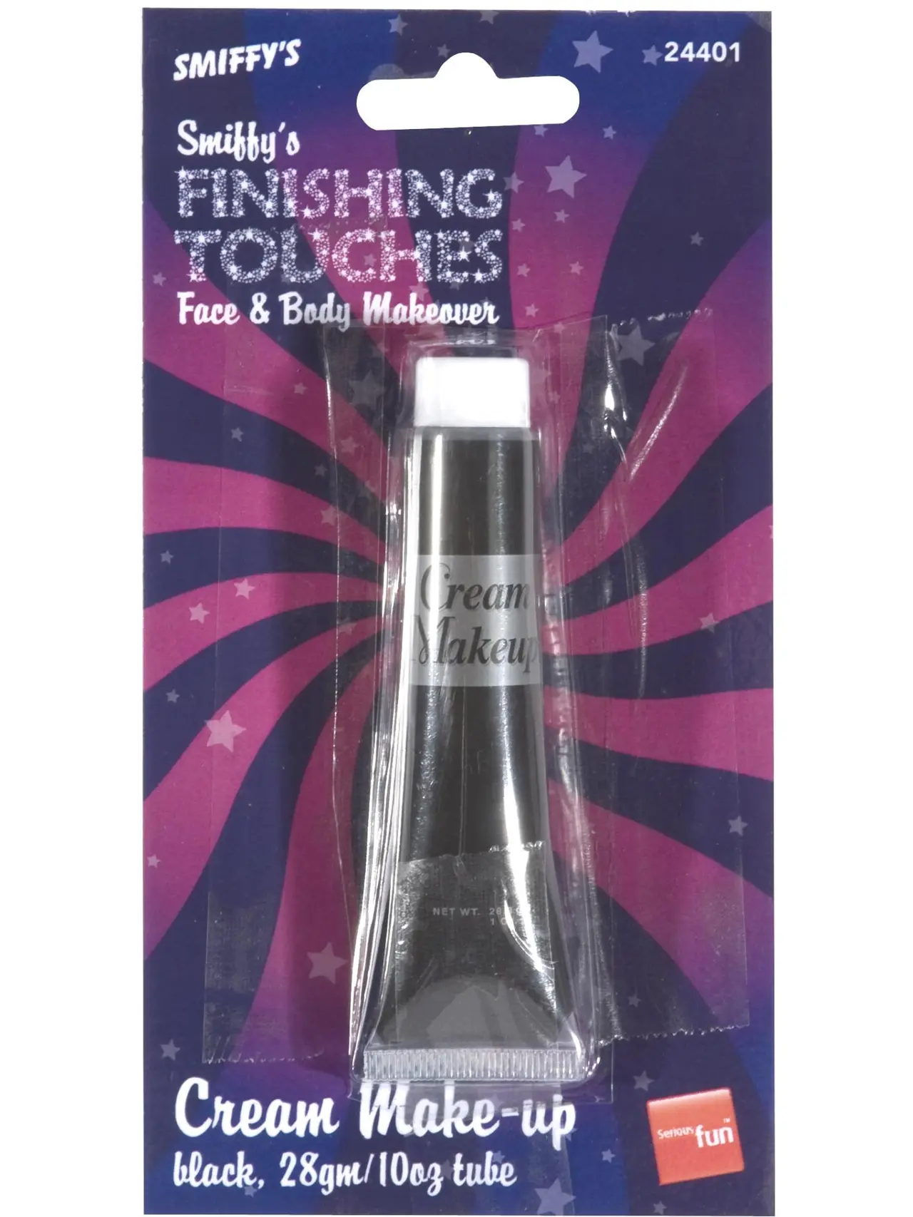 Sort cremesminke, vandbaseret, 28 ml