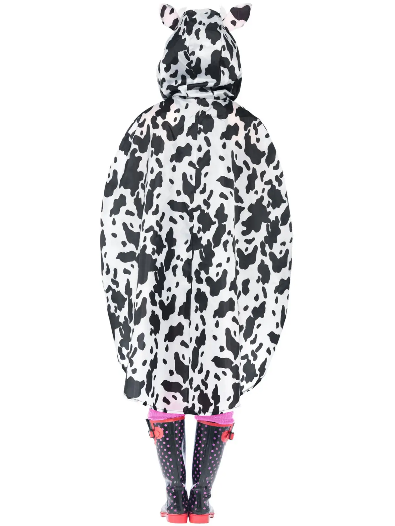 Ko-festponcho med pose