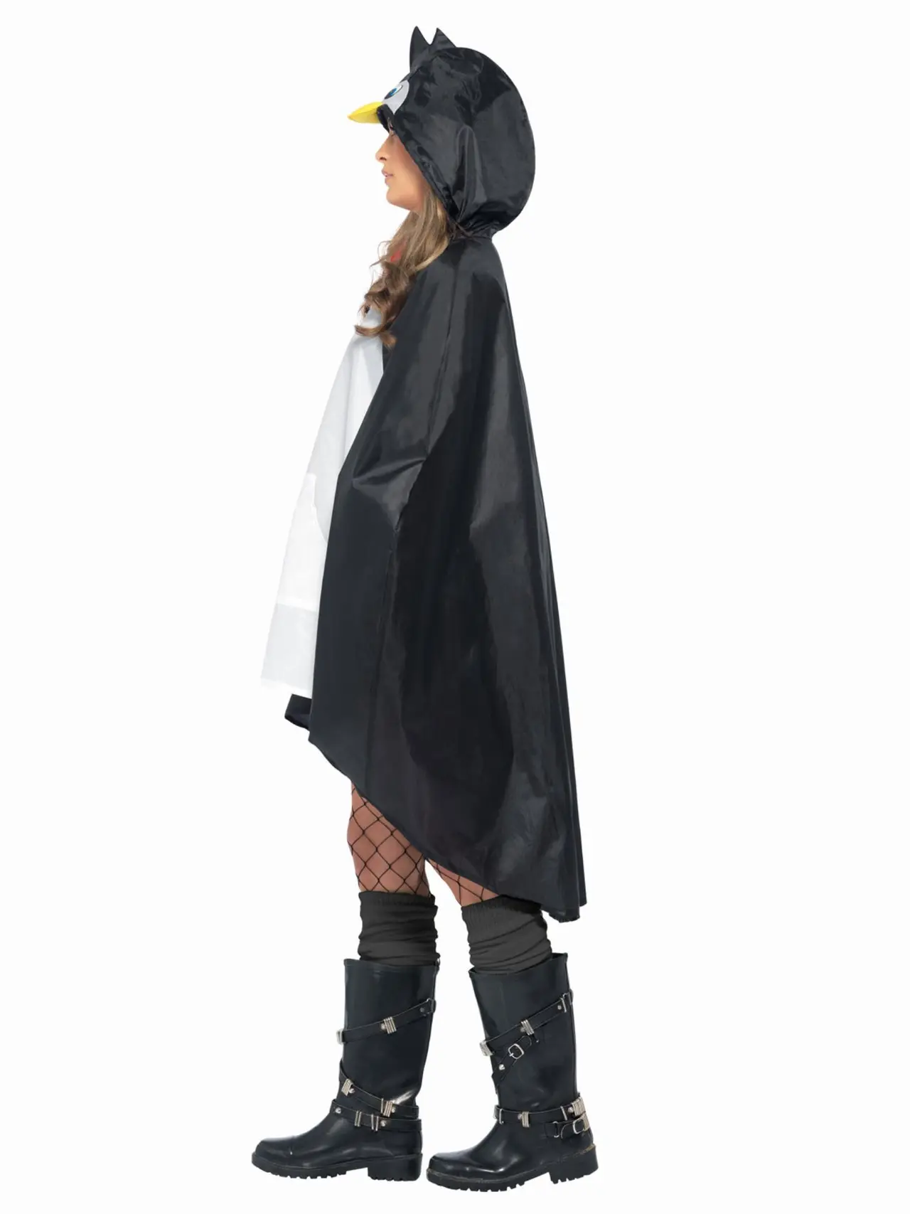Pingvin-festponcho med pose