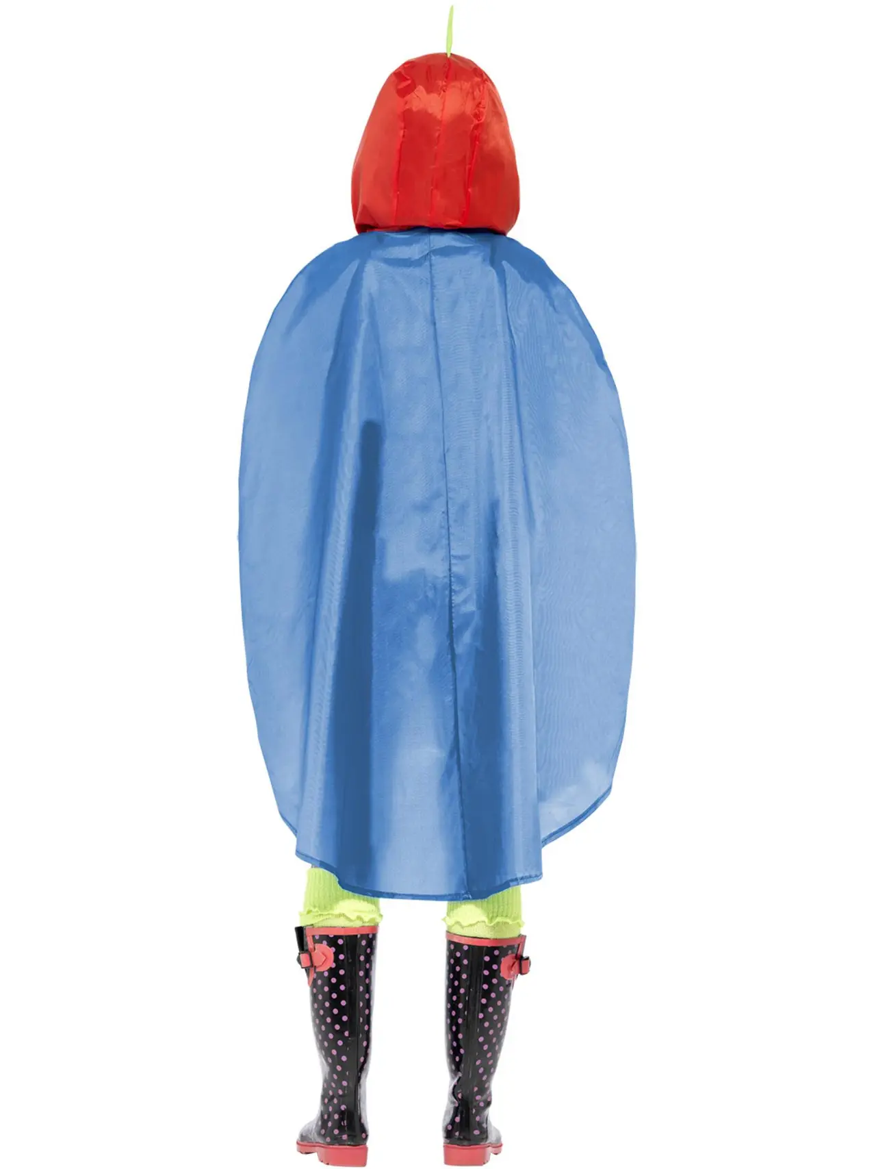 Papegøje-festponcho med pose