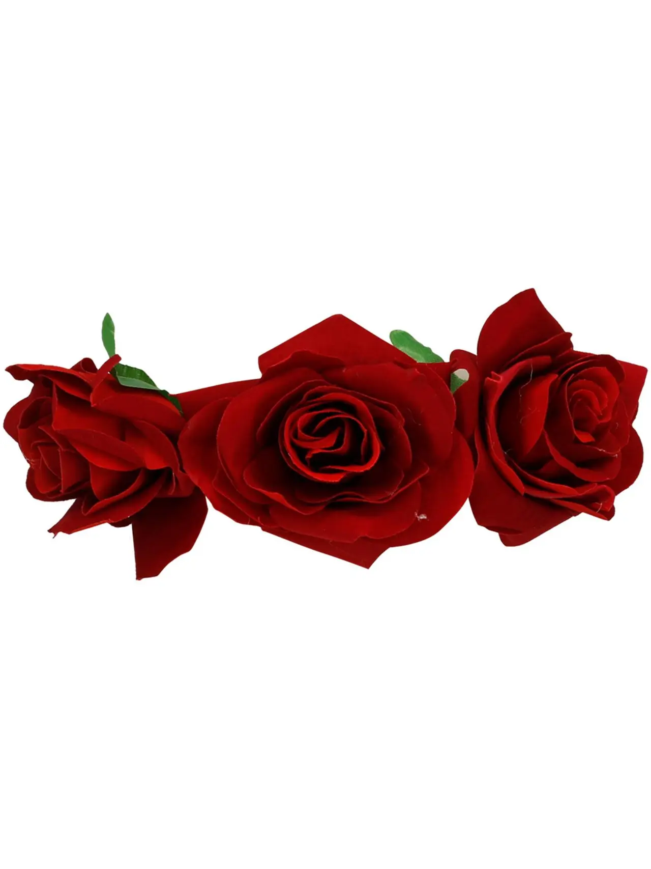 Day of the Dead-diadem med røde roser