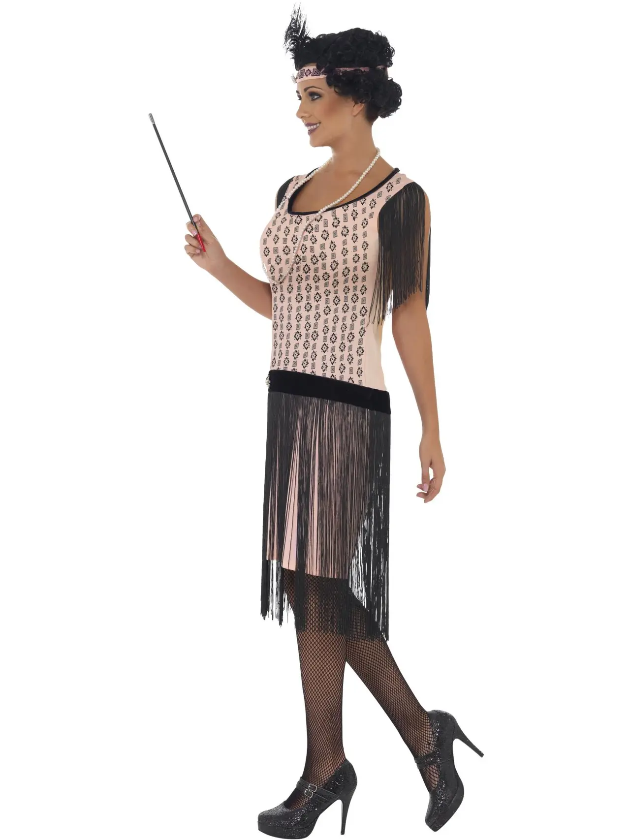Pink Coco flapper – kostume til damer
