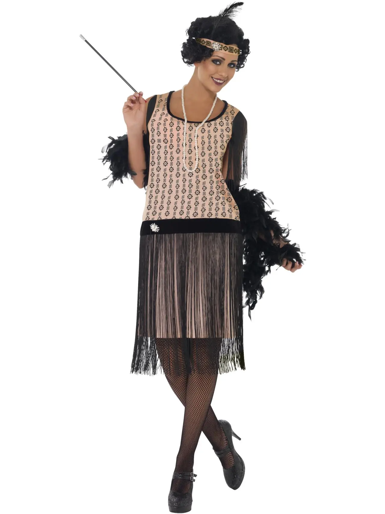 Pink Coco flapper – kostume til damer