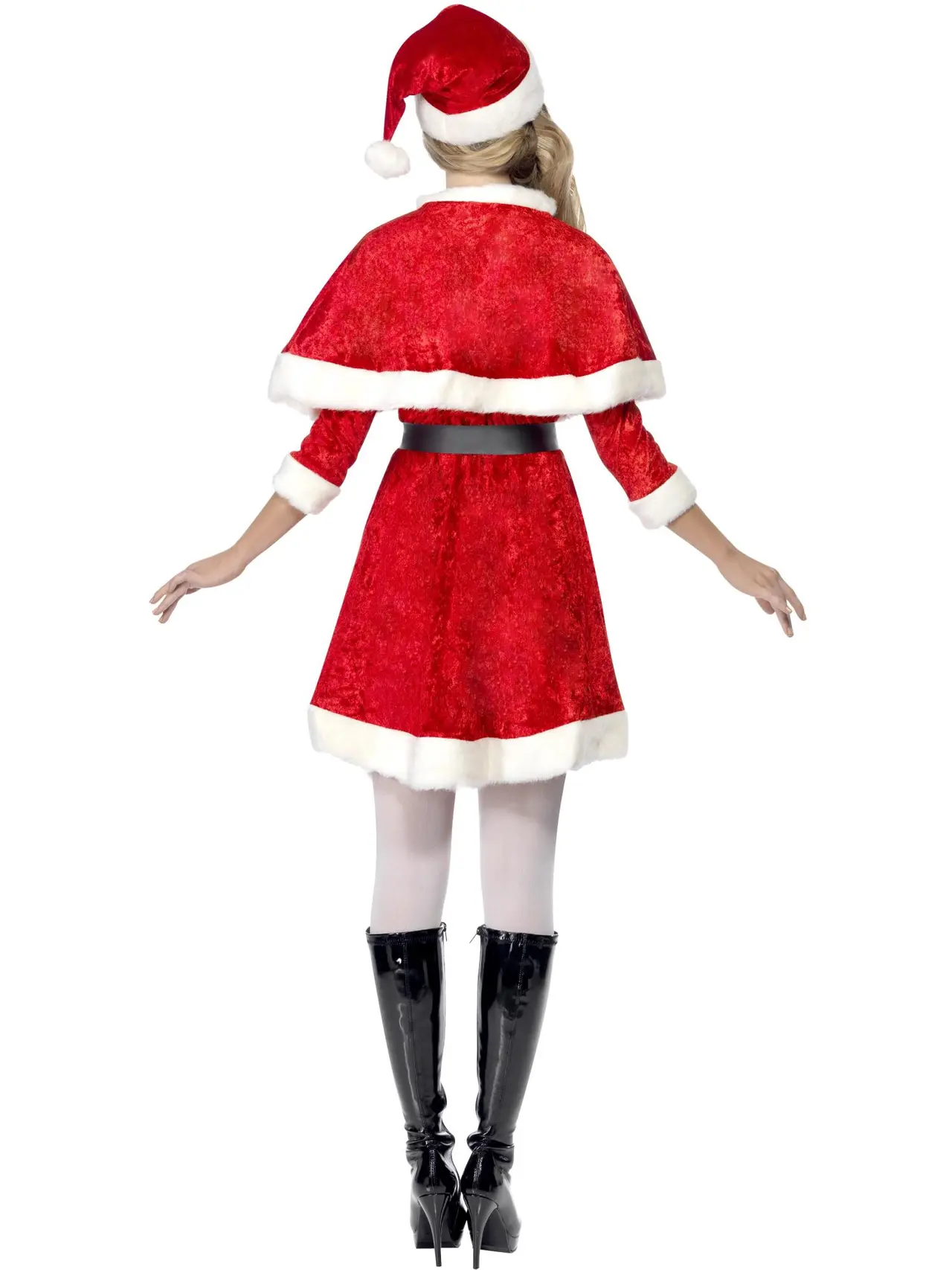 Julepige med kappe og bælte – kostume til damer