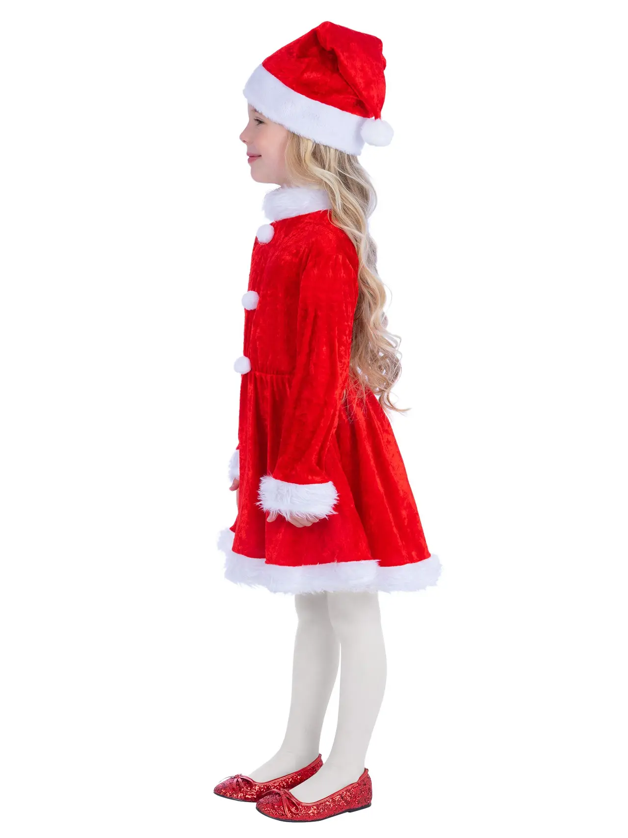 Lille julepige – kostume til piger