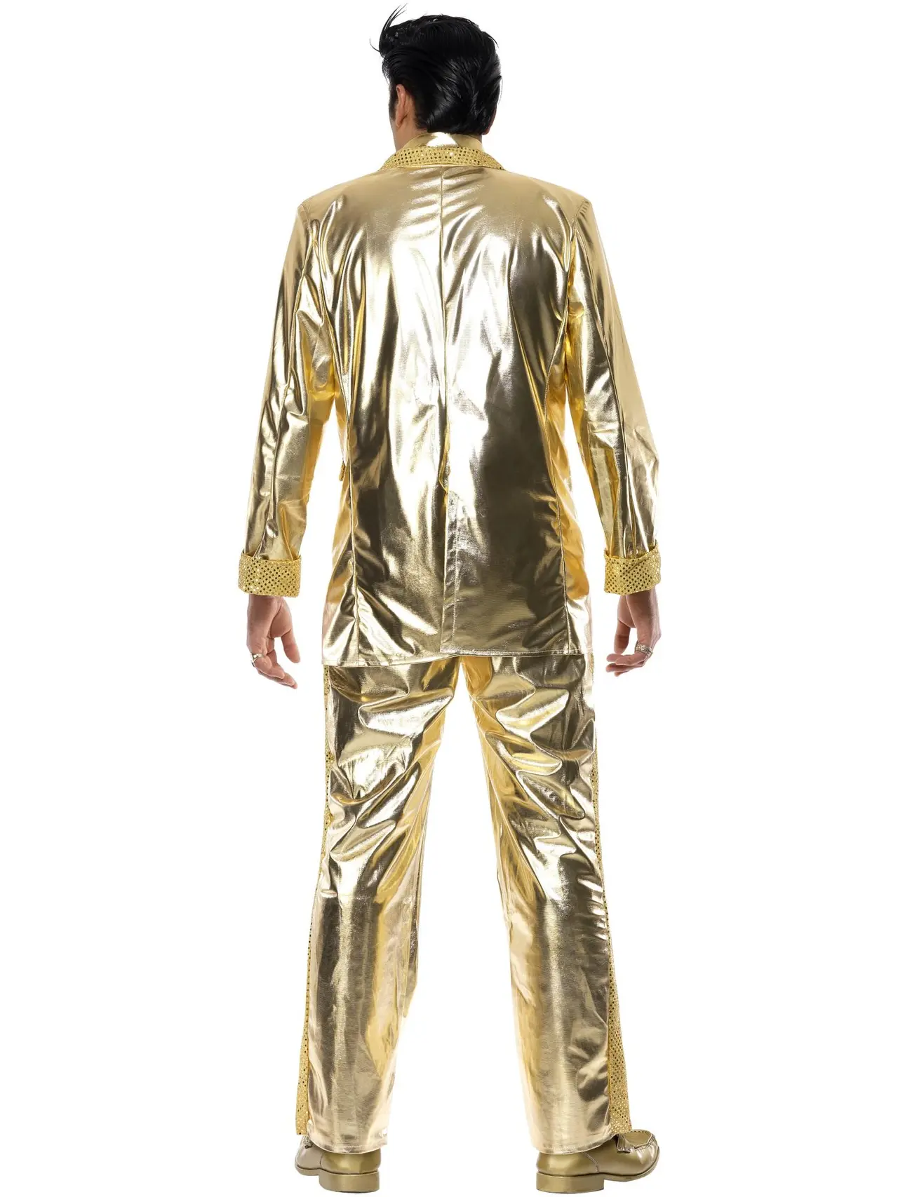 Elvis i guld – kostume til herrer