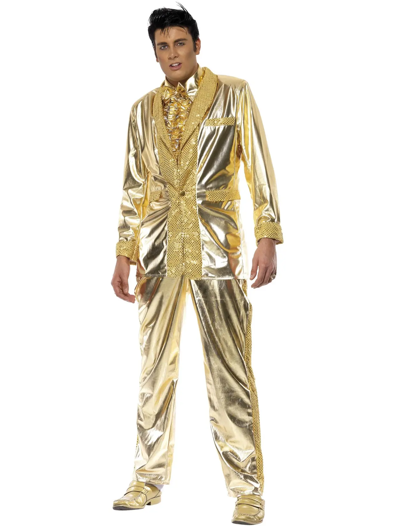 Elvis i guld – kostume til herrer