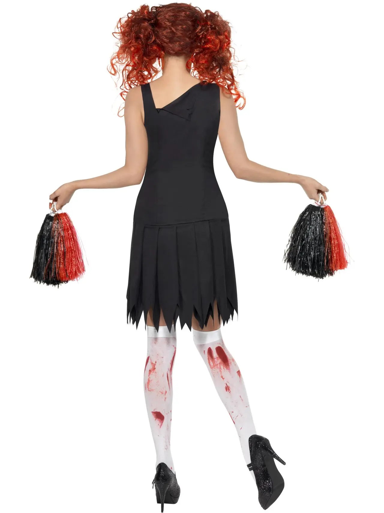 Zombie-cheerleader – kostume til damer, XS-L