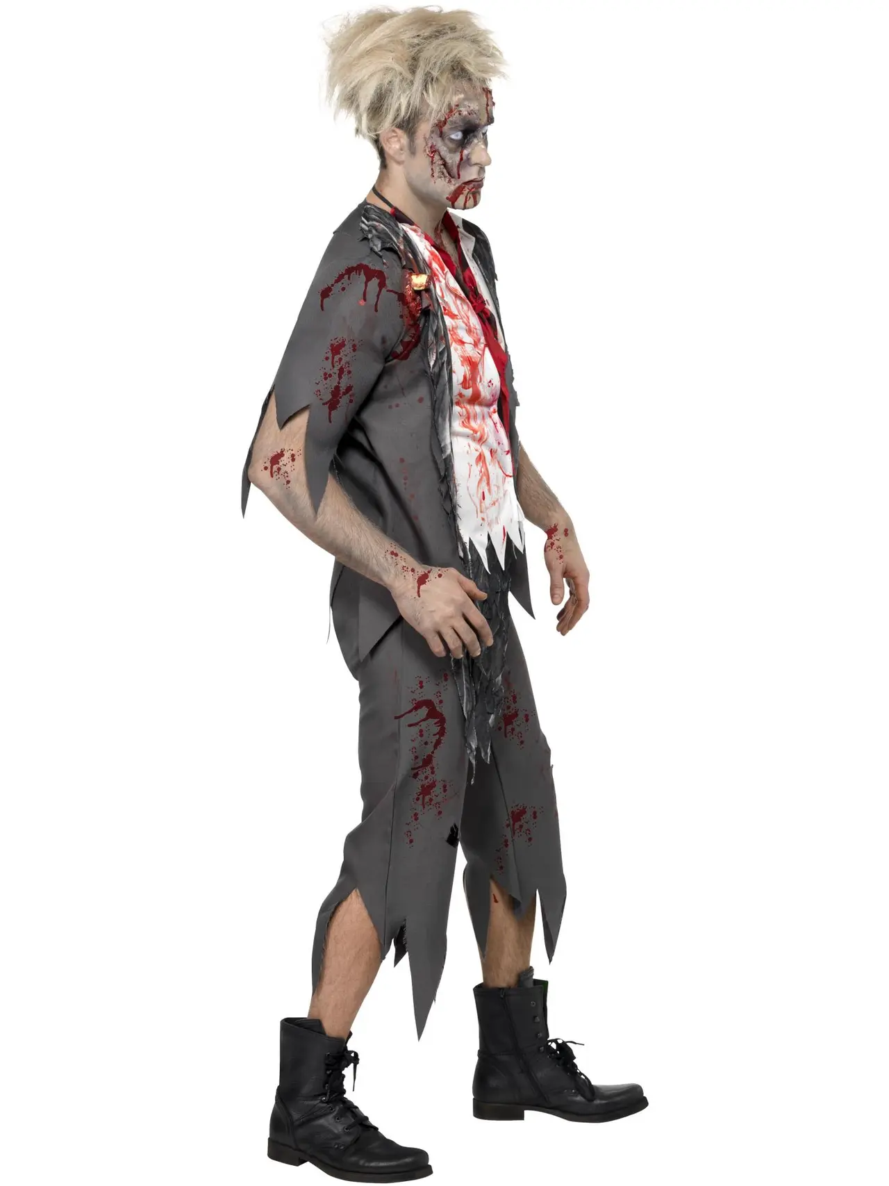 Zombie-skoledreng – kostume til herrer