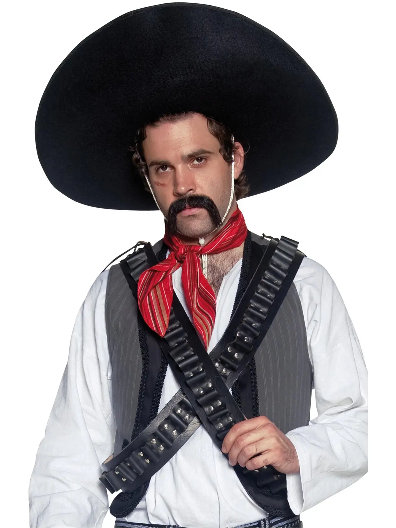 Sort mexicansk banditsombrero