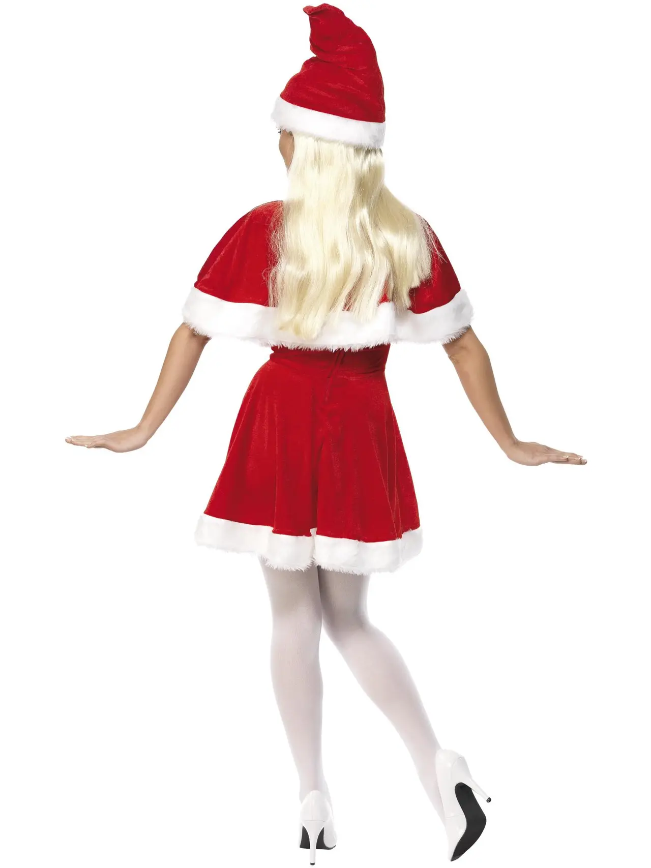 Julepige med kappe – kostume til damer