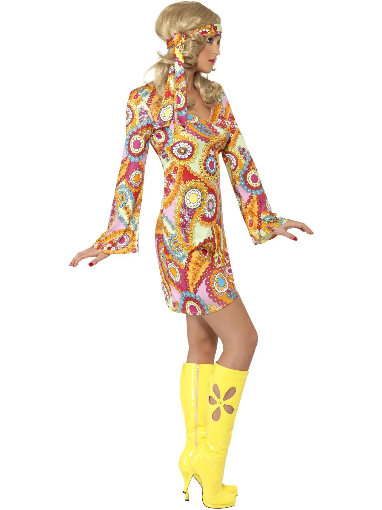 Farverig 60'er-hippie – kostume til damer