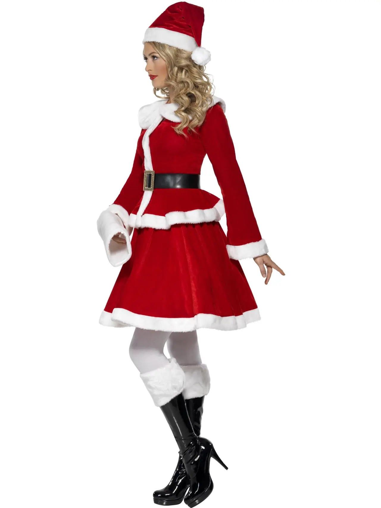 Julepige med jakke og muffe – kostume til damer