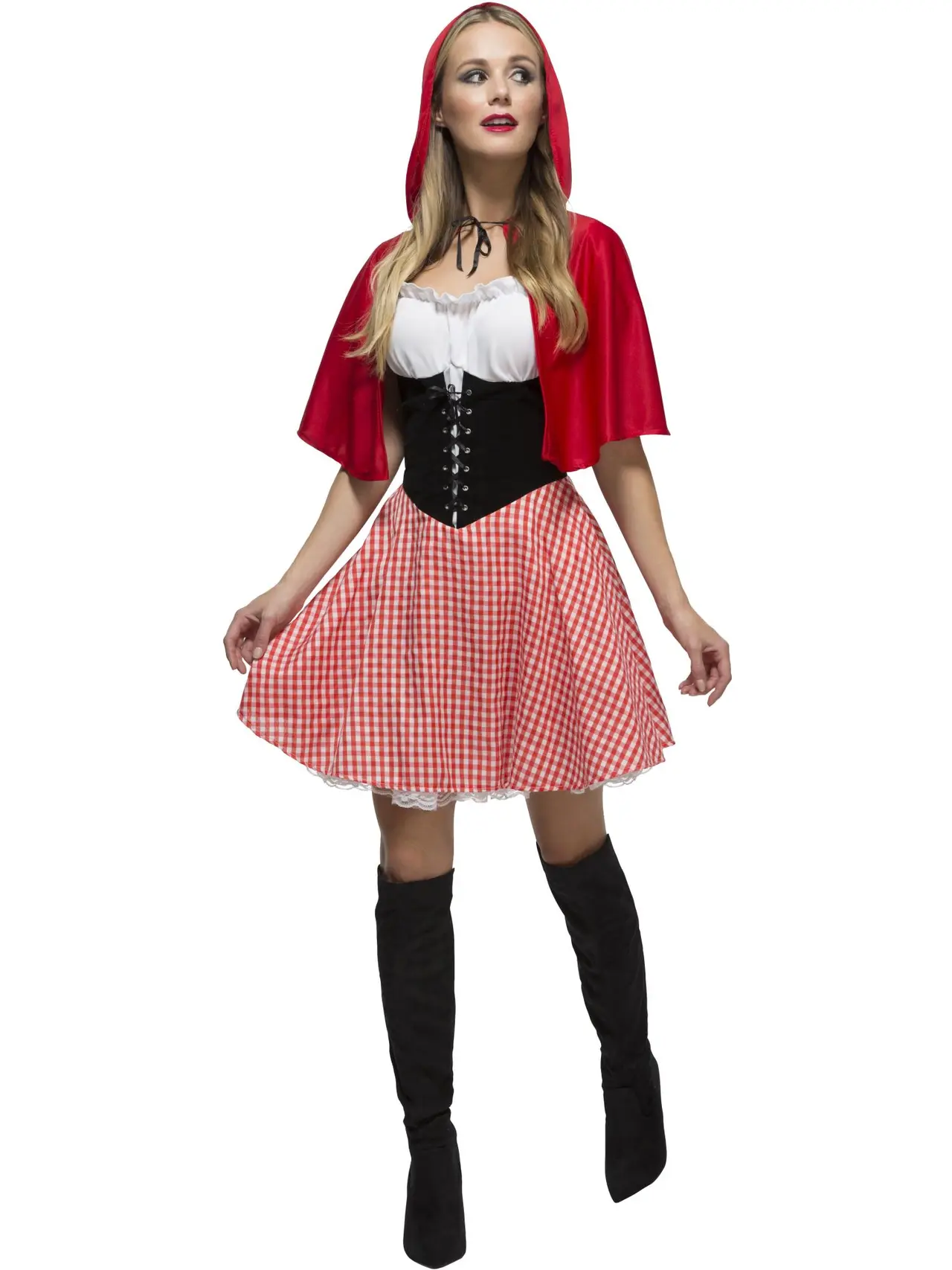 Rødhætte – kostume til damer (model 38490)