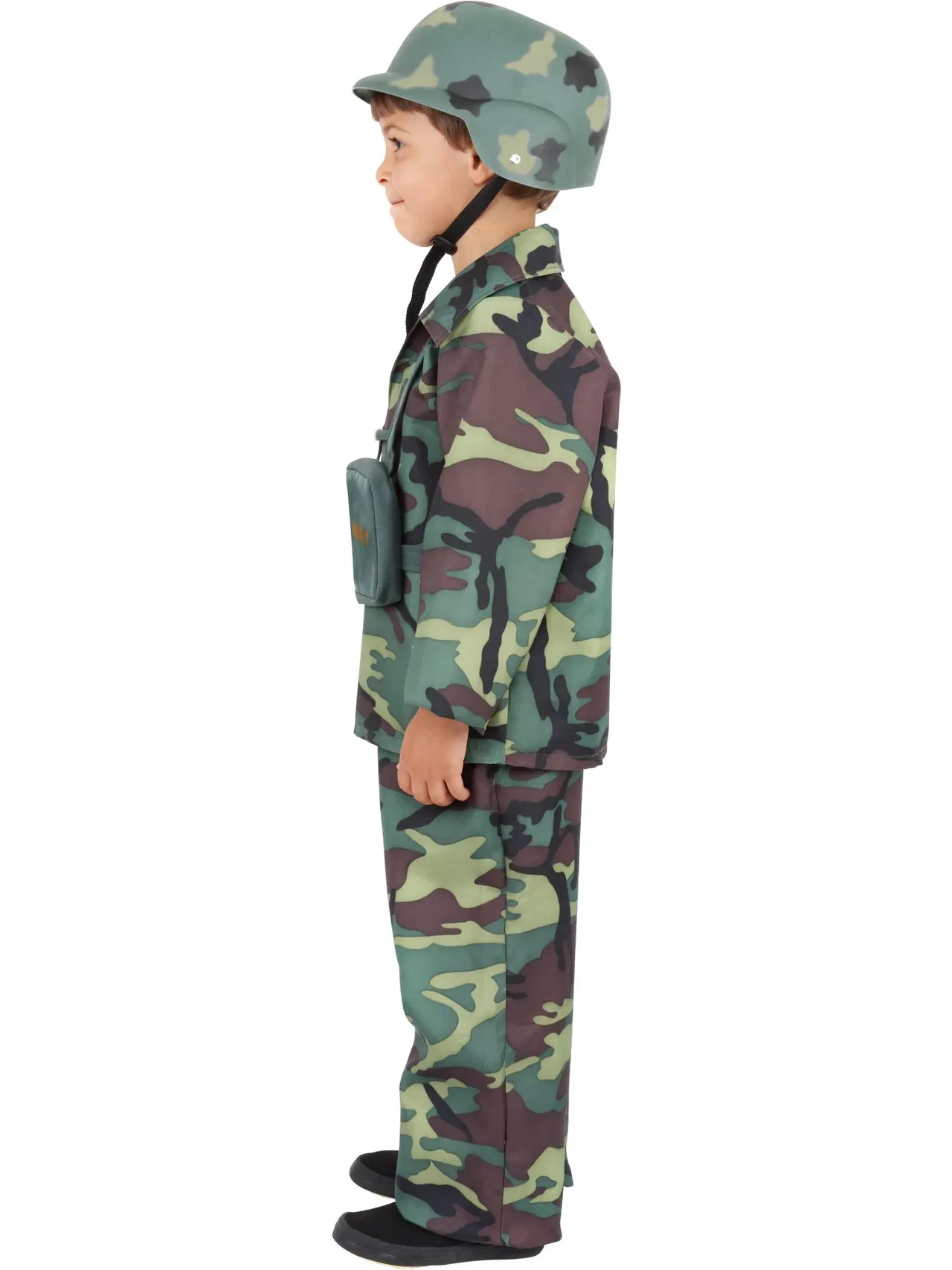 Soldat i camouflage – kostume til drenge