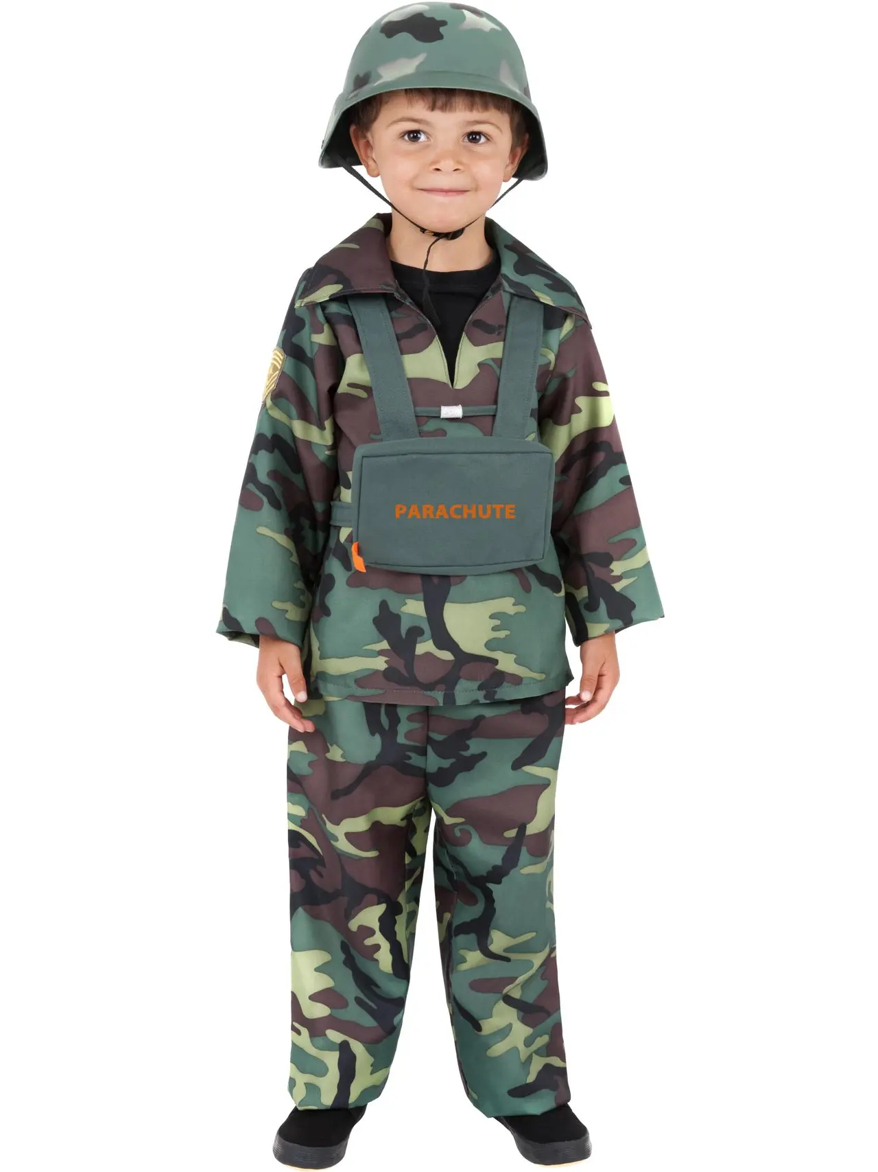 Soldat i camouflage – kostume til drenge