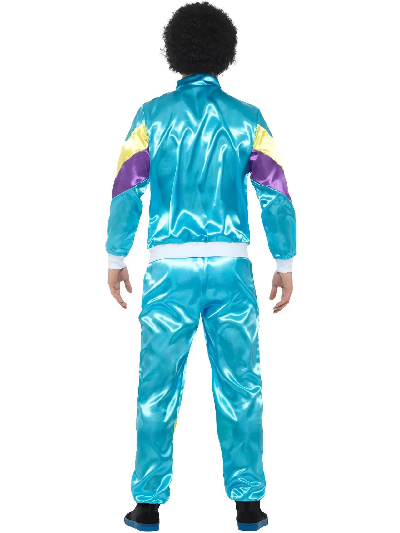 Blå 80'er-shellsuit – kostume til herrer