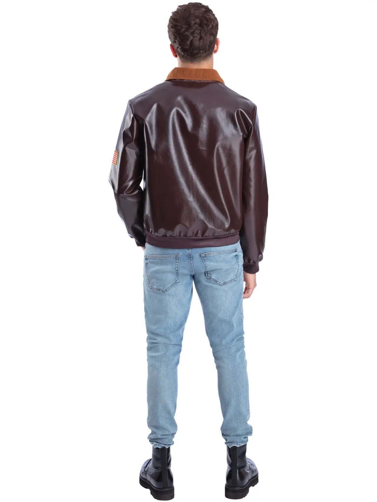 Brun Top Gun-bomberjakke