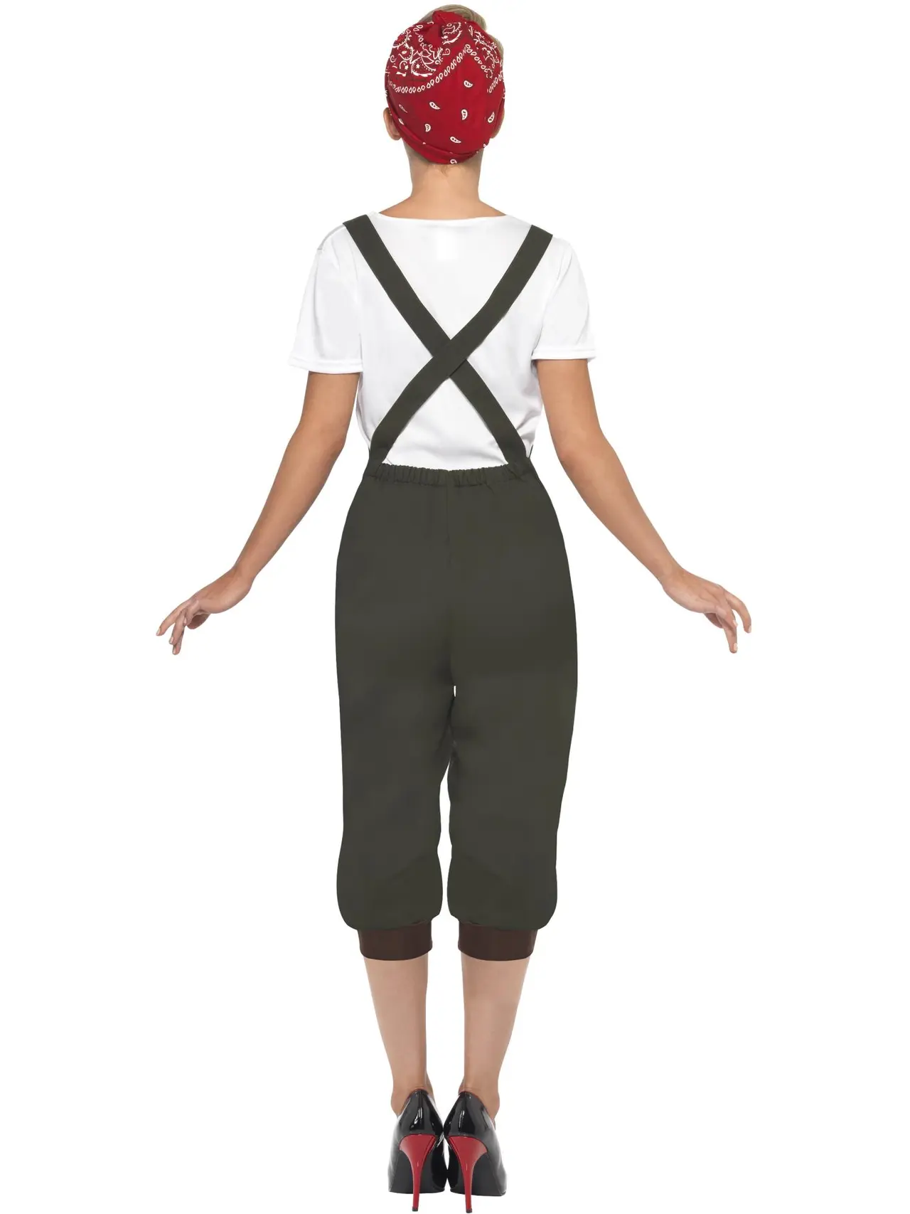 Land Girl fra 2. verdenskrig, grøn – kostume til damer