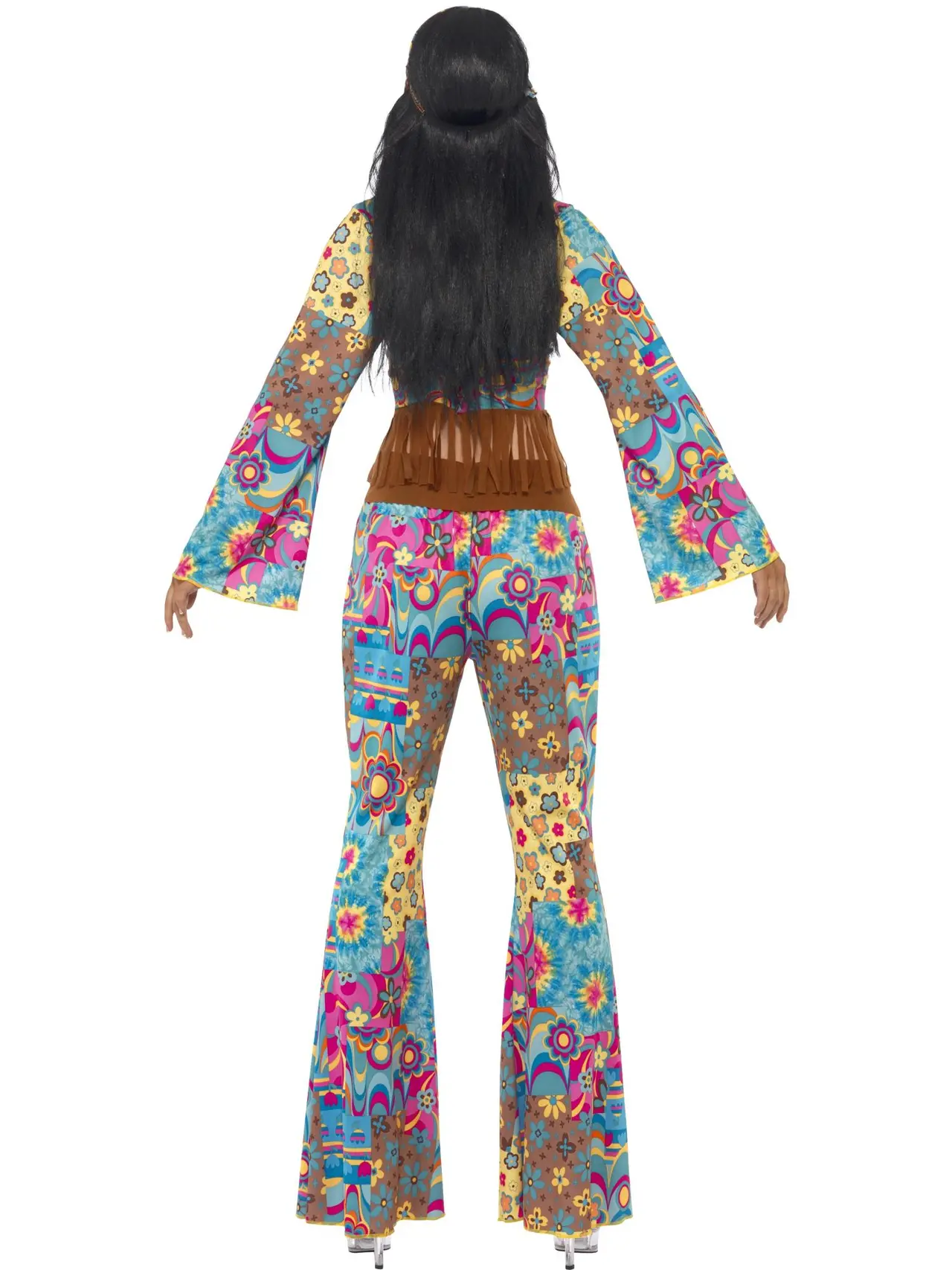 Hippie flower power – kostume til damer