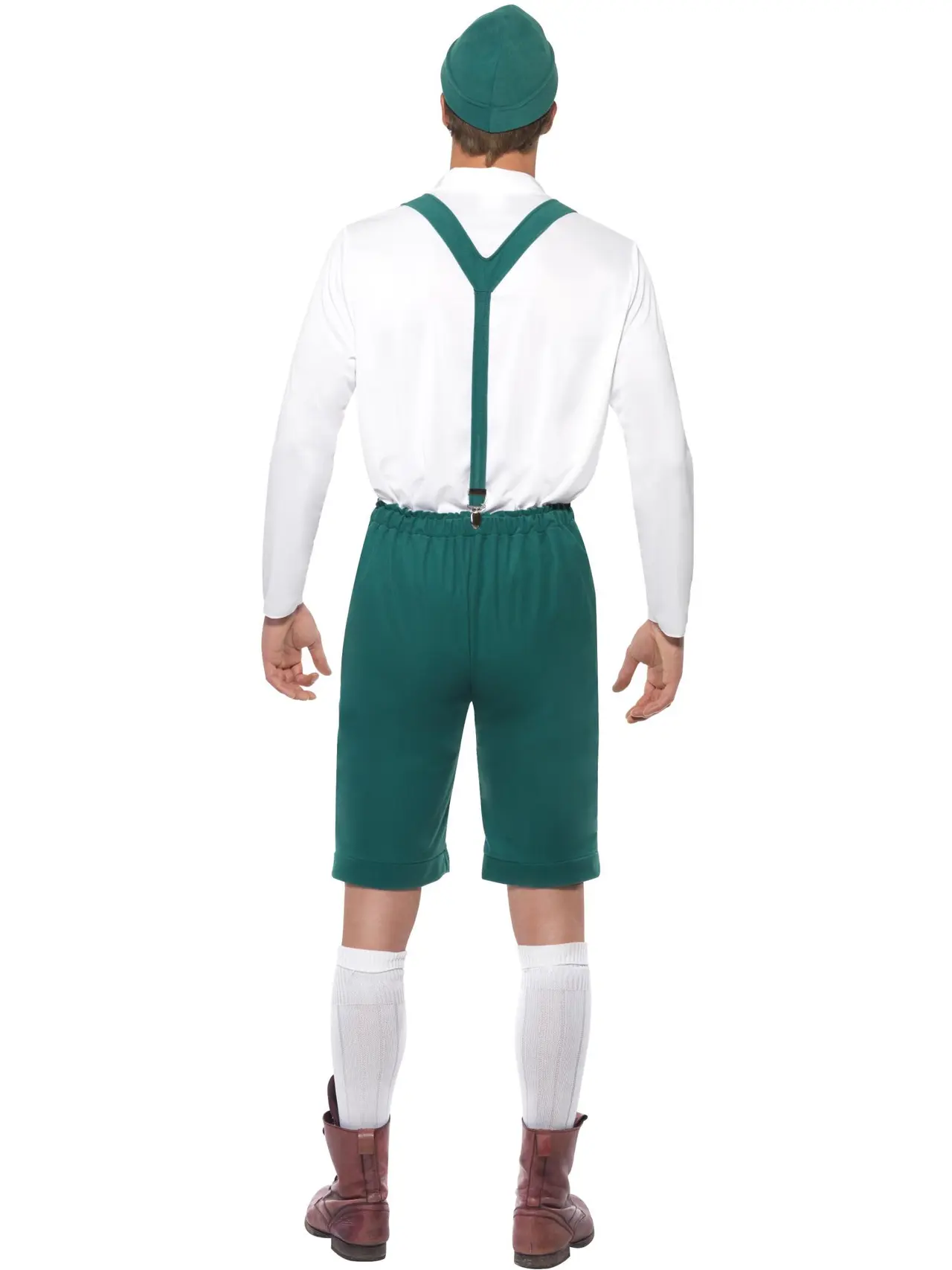 Grøn lederhosen – kostume til herrer