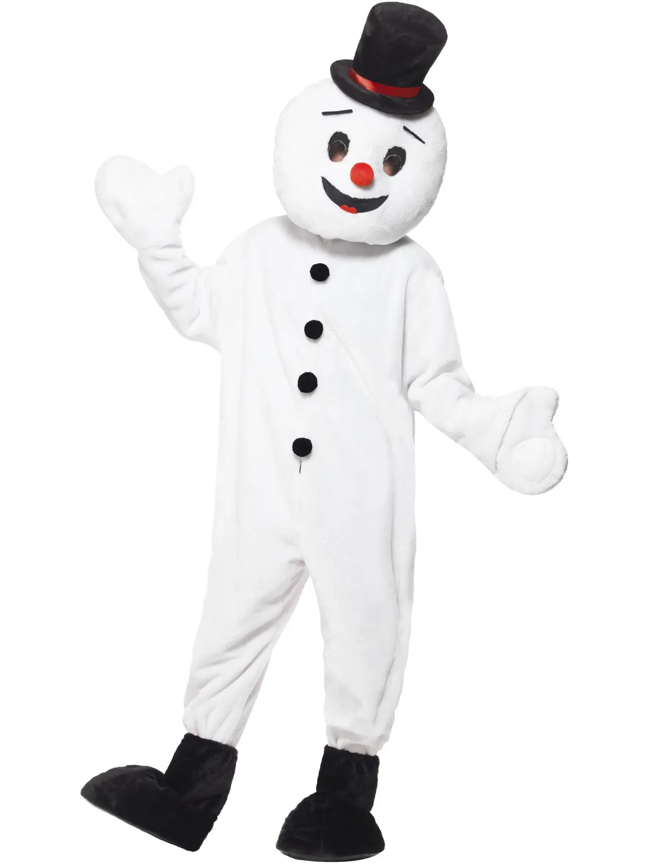 Snemand-maskot – kostume til voksne