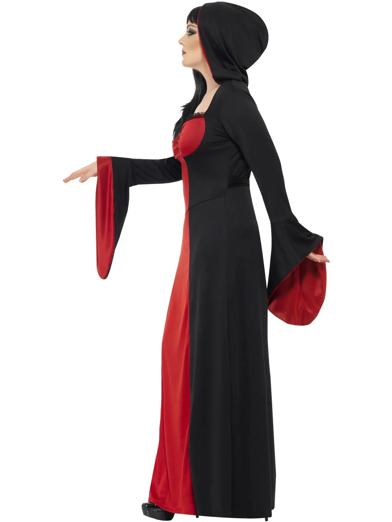 Dark Temptress i rød, plus size – kostume til damer