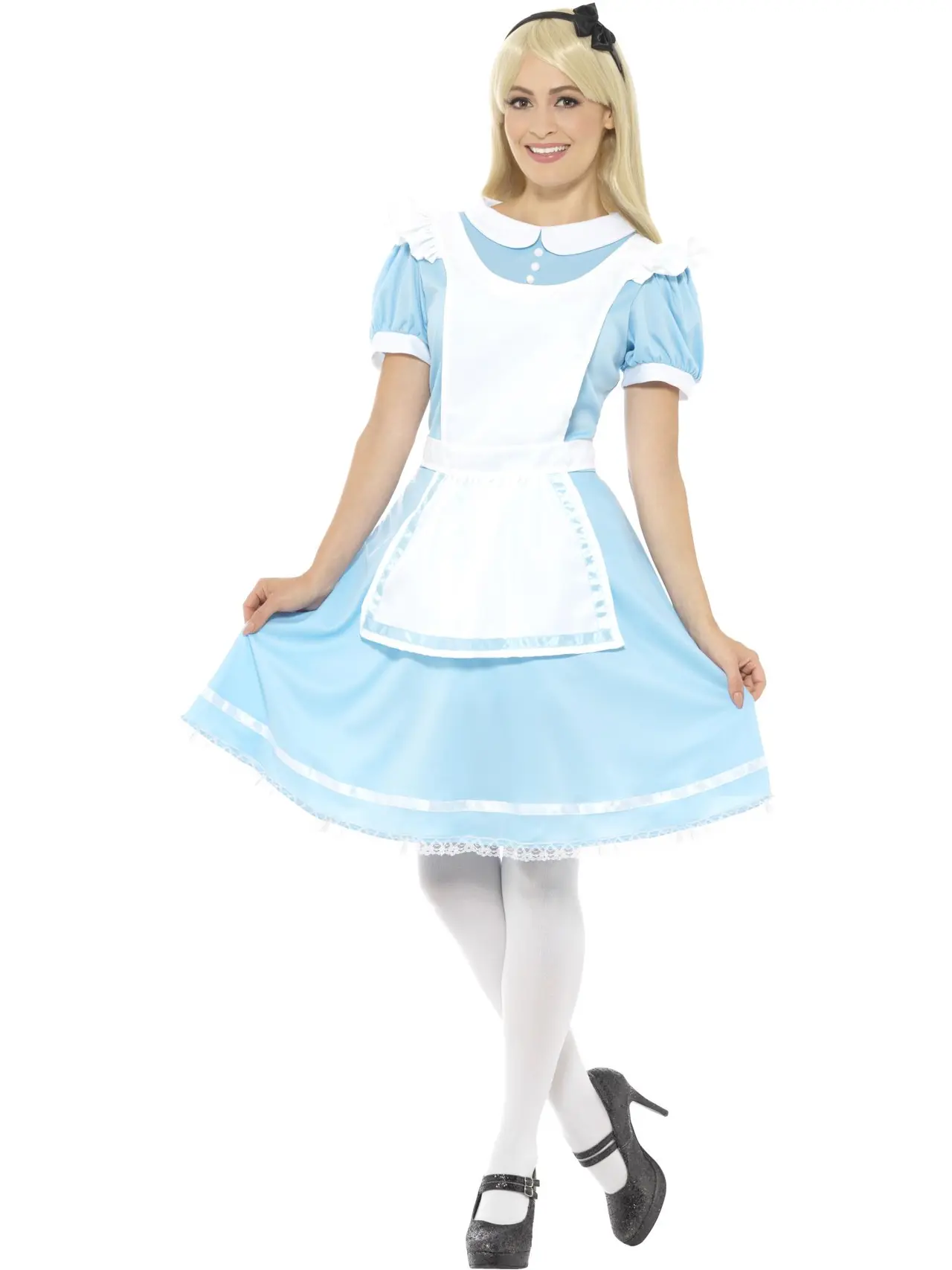 Eventyrprinsesse, blå – kostume til damer