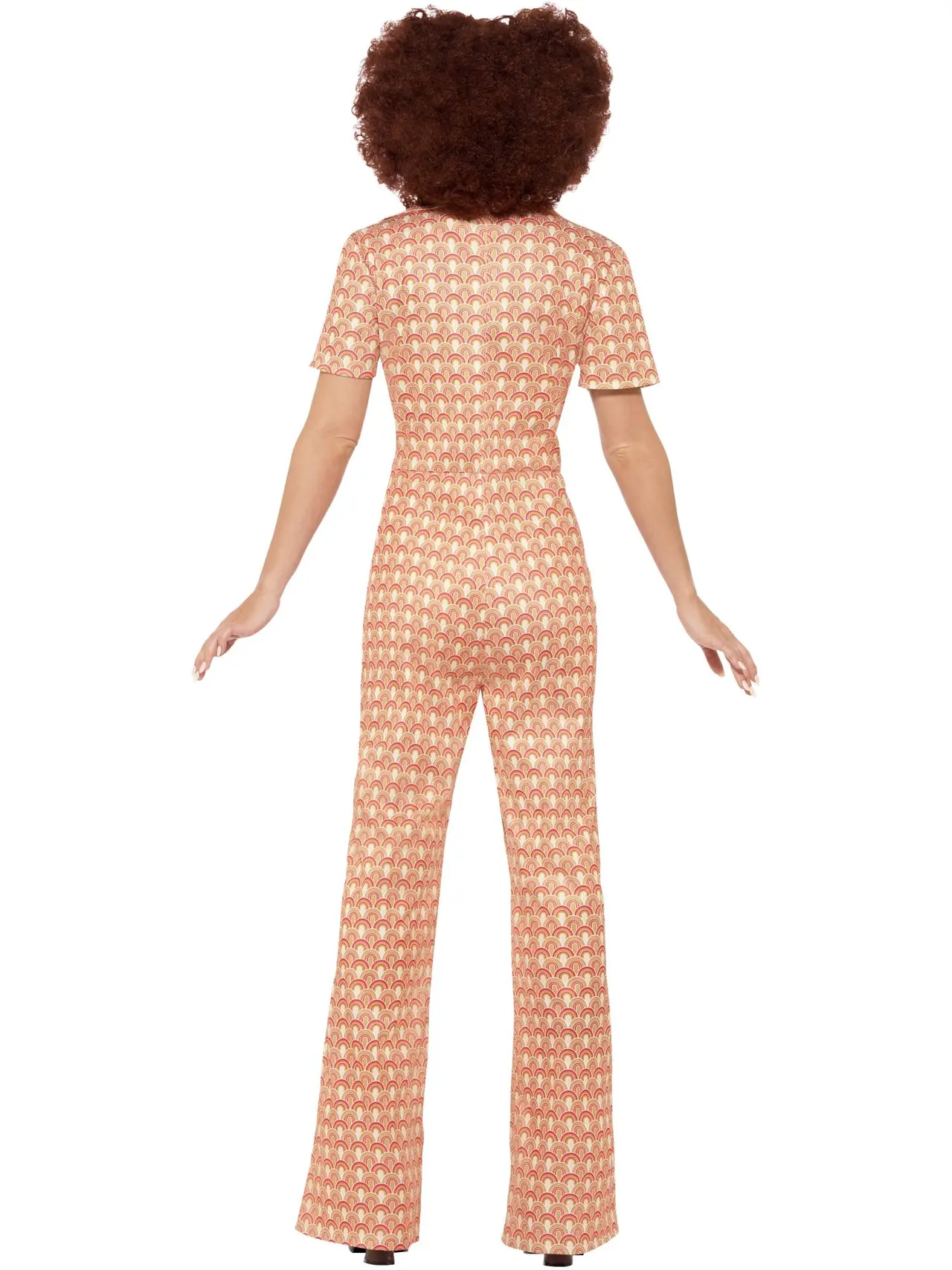 70'er-jumpsuit i orange – kostume til damer