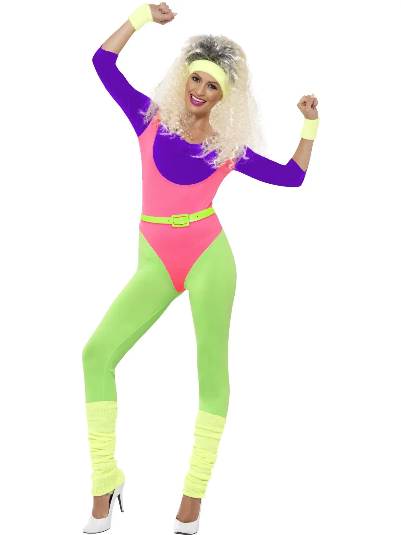 80'er-aerobic i neon – kostume til damer