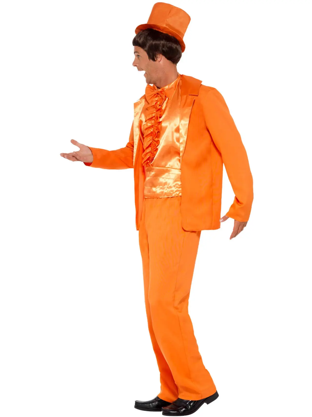 Orange 90'er-fjollesmoking – kostume til herrer