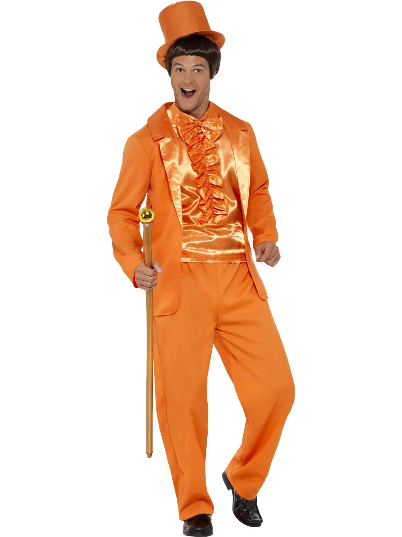 Orange 90'er-fjollesmoking – kostume til herrer