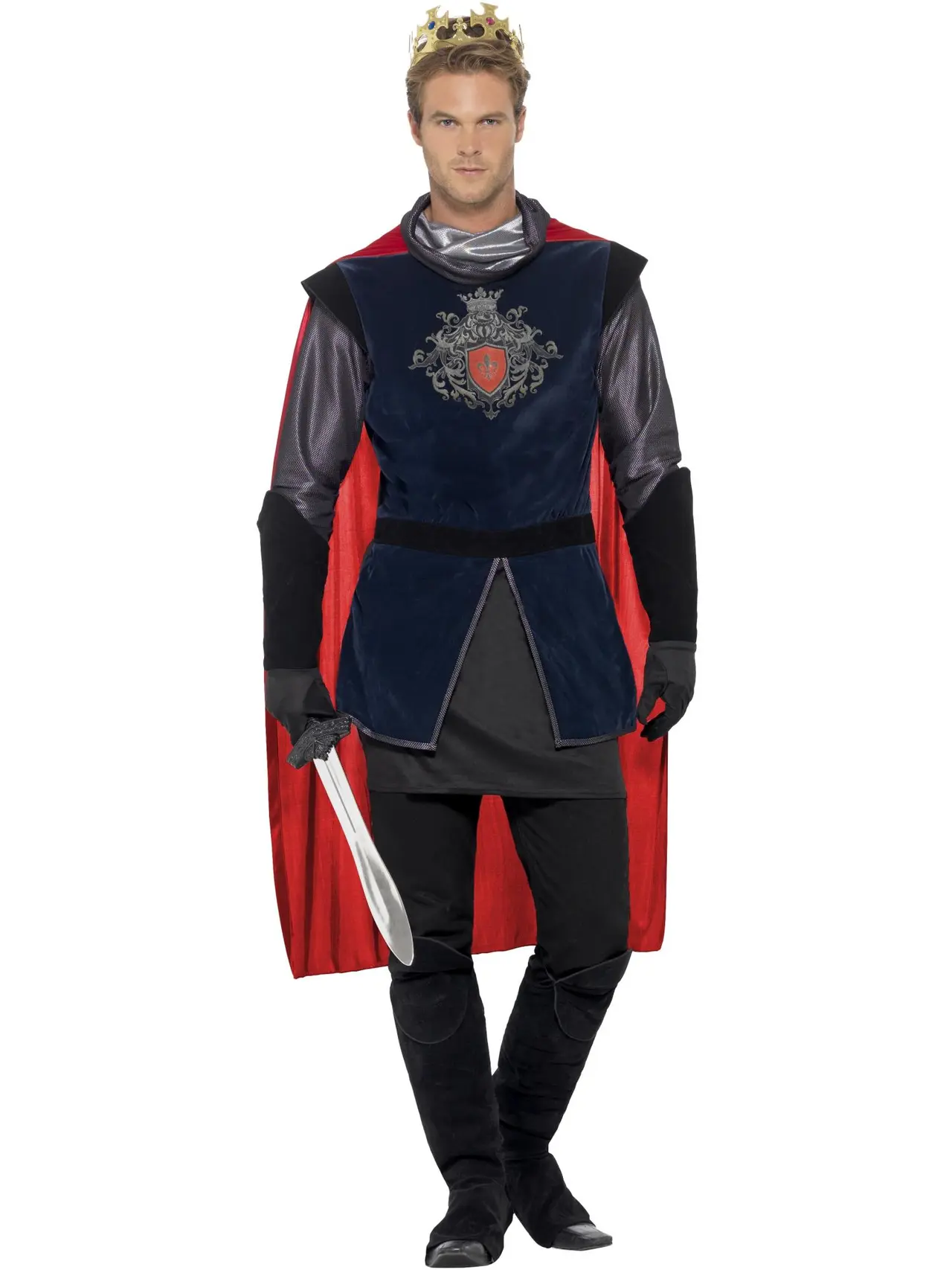 Kong Arthur deluxe – kostume til herrer