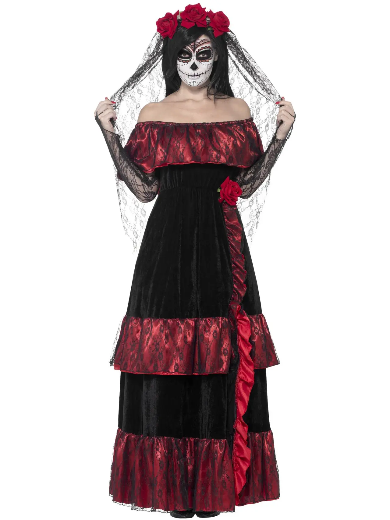 Day of the Dead-brud deluxe – kostume til damer