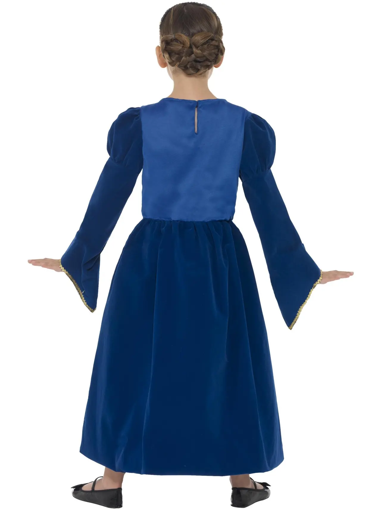 Tudor-prinsesse i kongeblå – kostume til piger