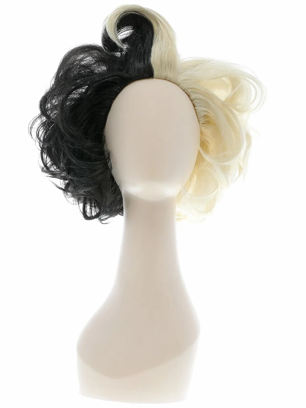 Ond madame-paryk deluxe, sort og blond
