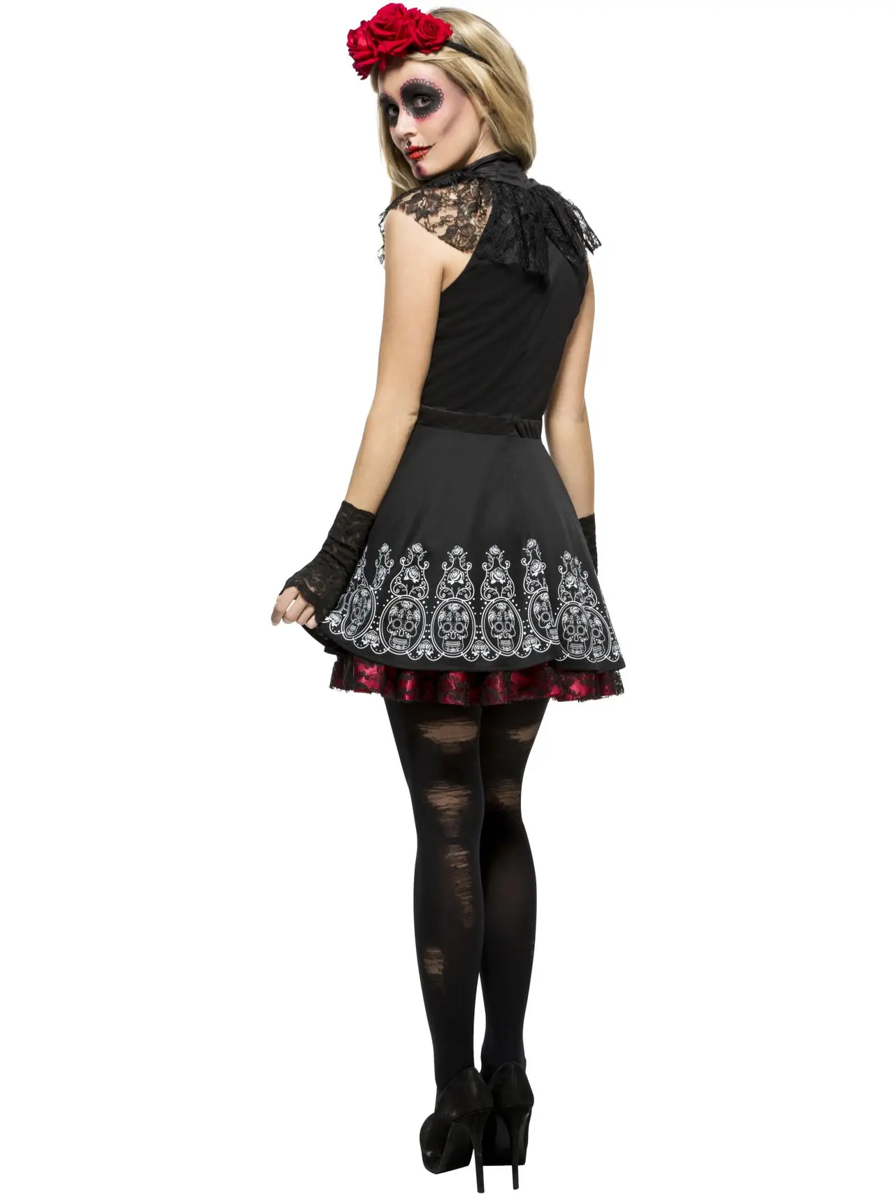 Sort Day of the Dead – kostume til damer