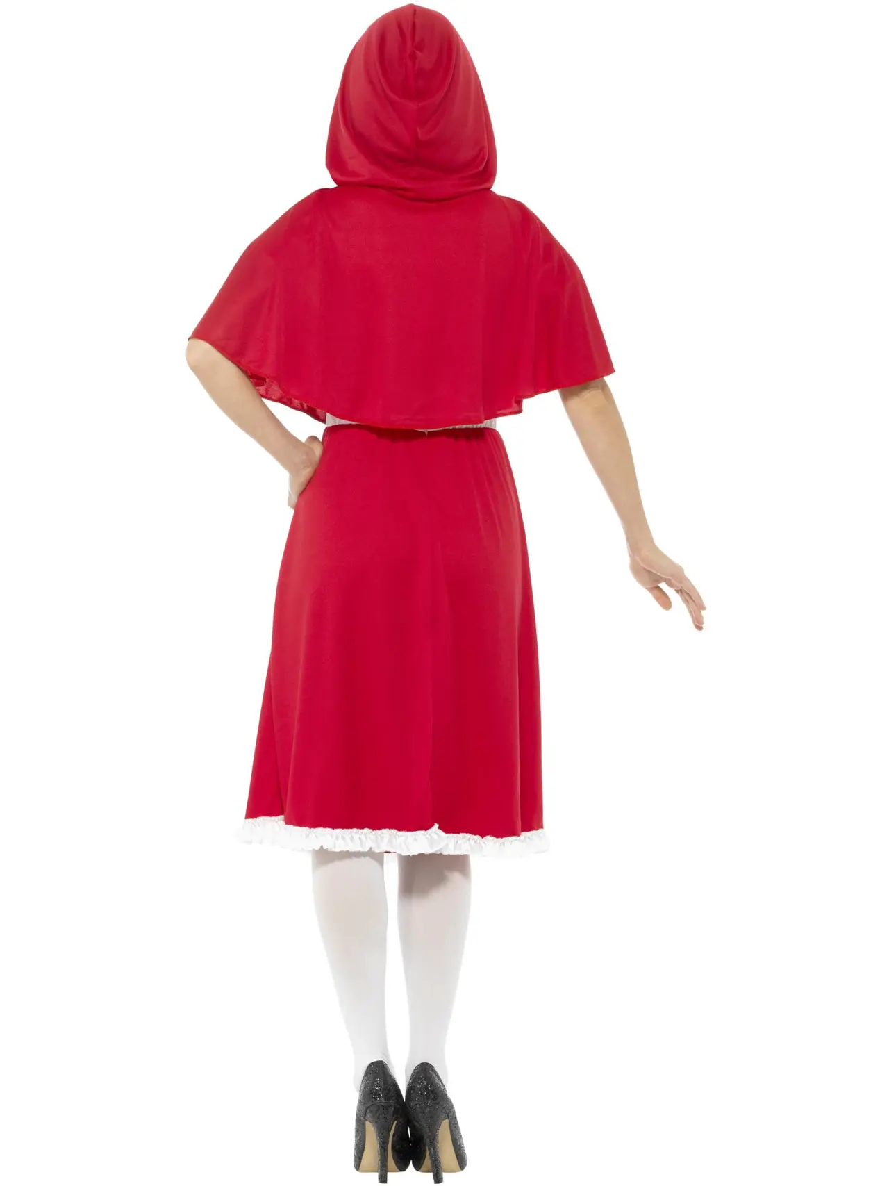 Rødhætte med lang kjole – kostume til damer